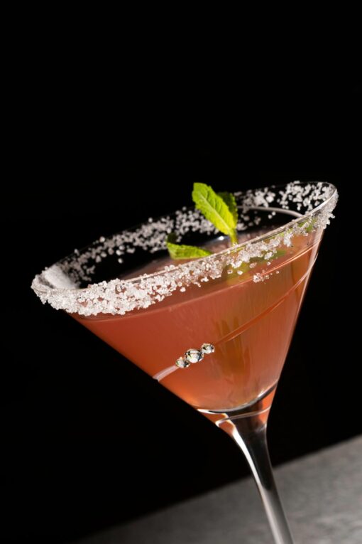 Silhouette Martini Cocktail Glasses - Set of 2 - Image 3