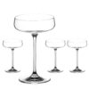 Auris Champagne Saucers - Set of 4