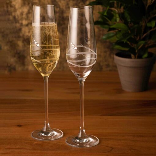 Paire de verres à champagne Venezia – Image 3