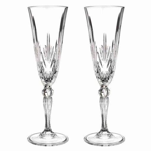 Paire de verres à champagne Chatsworth